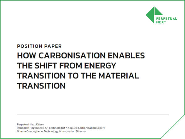 Perpetual Next - Position paper - How carbonisation enables the shift from energy transition to the material transition
