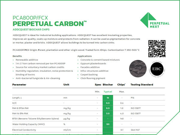 Perpetual Next - Spec sheet PCS800P