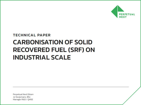 Perpetual Next - Technical paper - Carbonisation of Solid Recovered Fuel (SRF) on industrial scale