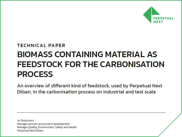 Perpetual Next - Technical paper - Feedstock for carbonisation process